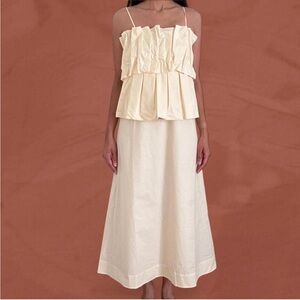 DAGMAR SCULPTED STRAP DRESS